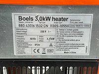 2022 inelco 88043011 dania 3.3kw elektroheater 3kw - afbeelding 5 van  6