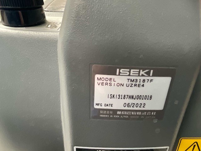 2022 iseki tm 3187 minitractor - afbeelding 6 van  15