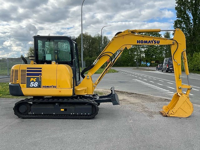 2022 komatsu pc58-8 rupsgraafmachine - afbeelding 45 van  62