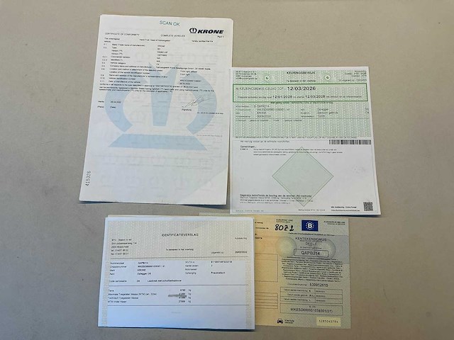 2022 krone sd semi-zeiltrailer - afbeelding 3 van  11