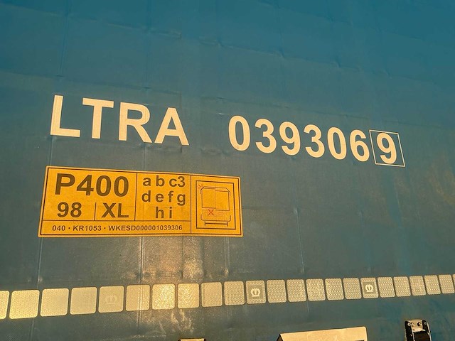 2022 krone sd semi-zeiltrailer - afbeelding 9 van  22