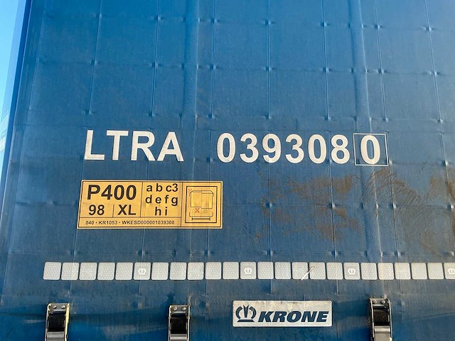 2022 krone sd semi-zeiltrailer - afbeelding 20 van  20
