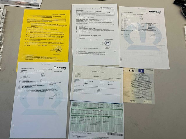 2022 krone sd semi-zeiltrailer - afbeelding 11 van  23