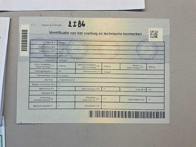 2022 krone sd semi-zeiltrailer - afbeelding 14 van  23