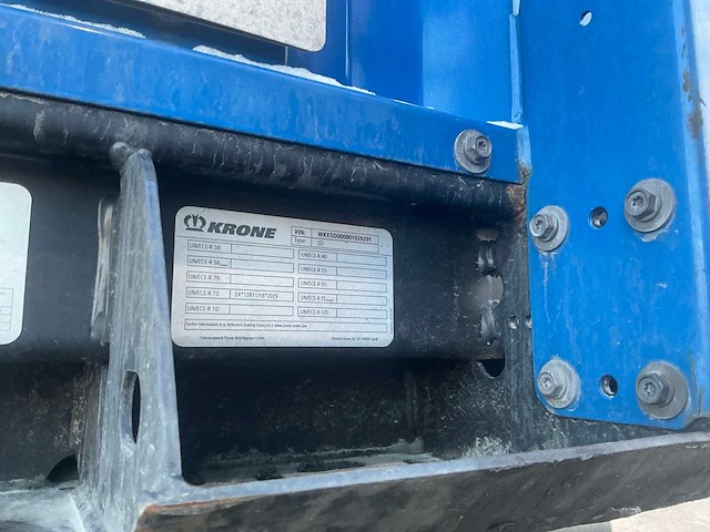 2022 krone sd semi-zeiltrailer - afbeelding 6 van  18