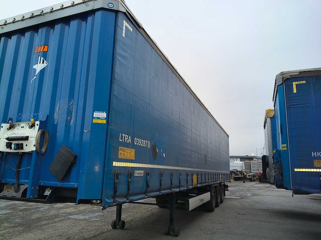 2022 krone sd semi-zeiltrailer - afbeelding 1 van  12