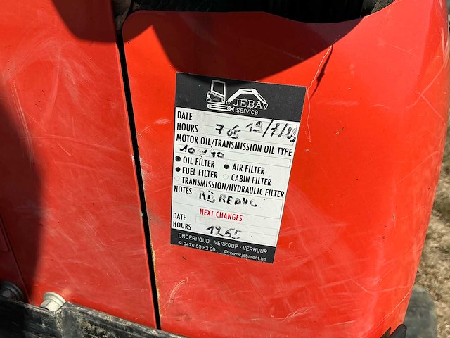 2022 kubota u17-3a minigraafmachine - afbeelding 20 van  30