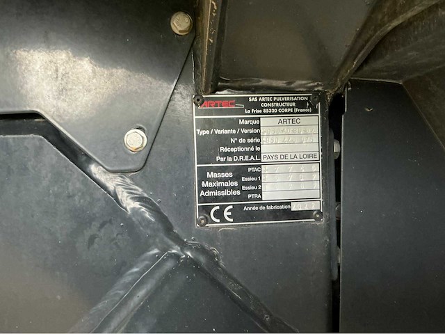 2022 kuhn artec evo 5000 l spuit - afbeelding 72 van  75