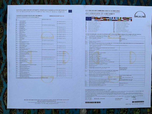 2022 man tgx 18.510 vrachtwagen - afbeelding 25 van  34
