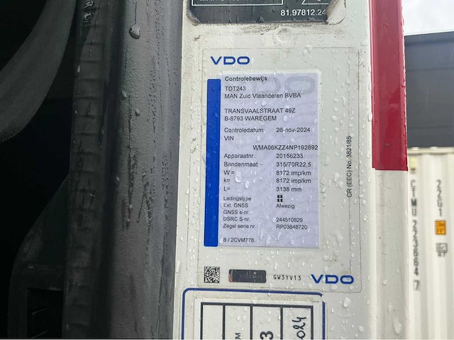 2022 man tgx - afbeelding 37 van  46