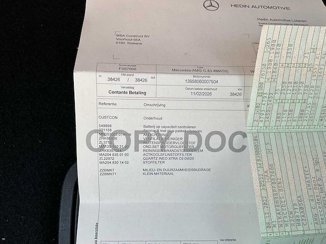 2022 mercedes-benz amg c 43 4matic+ personenauto - afbeelding 23 van  54