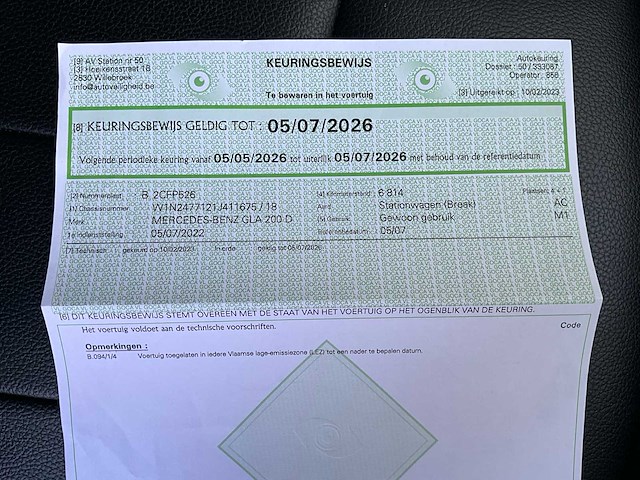 2022 mercedes-benz gla 200d personenauto - afbeelding 23 van  47