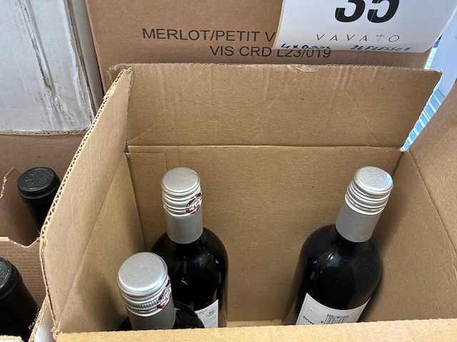 2022 merlot & petit verdot domaine de médeilhan rode wijn (27x) - afbeelding 6 van  6