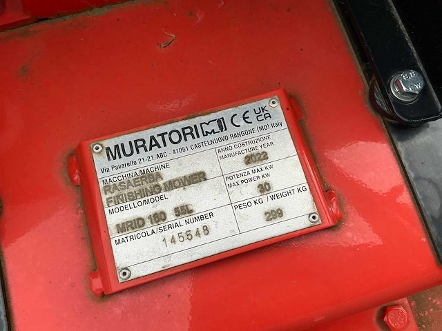 2022 muratori mrid 180 55l cirkelmaaier - afbeelding 7 van  7