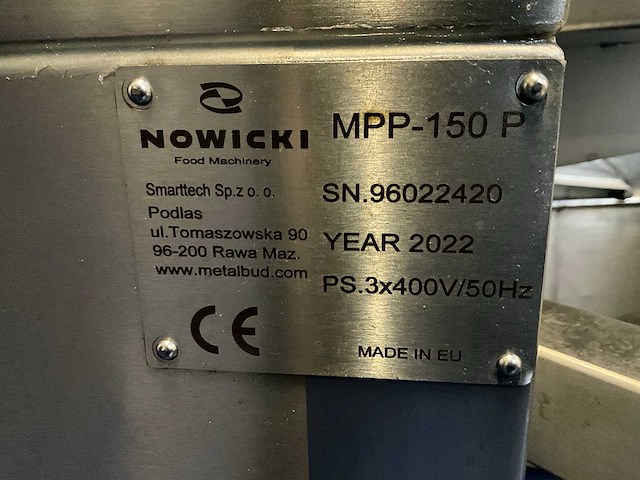 2022 nowicki mpp-150 p krattenwasmachine - afbeelding 12 van  12