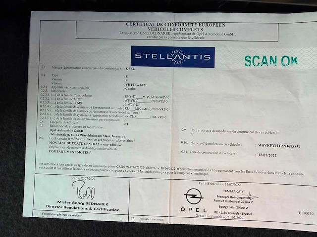 2022 opel combo 1.5 diesel - airco - navigatie - afbeelding 36 van  45