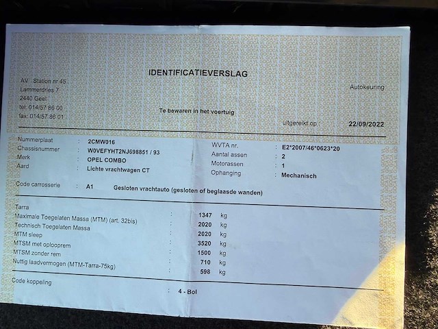 2022 opel combo 1.5 diesel - airco - navigatie - afbeelding 37 van  45