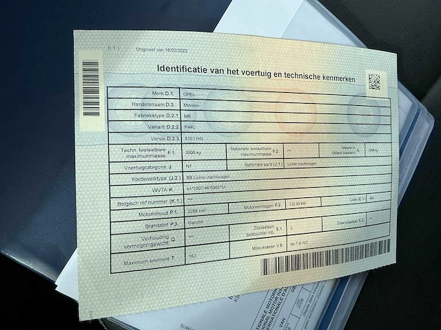 2022 opel turbo d movano bedrijfswagen - afbeelding 16 van  24