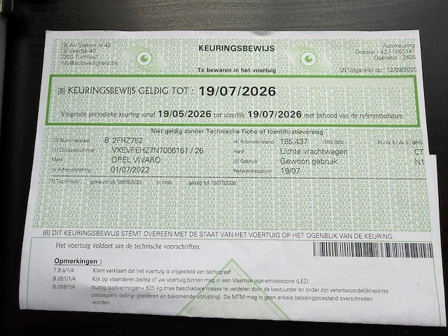 2022 opel vivaro lichte vracht - trekhaak - automaat - ingericht - navigatie, airco,... - afbeelding 35 van  40