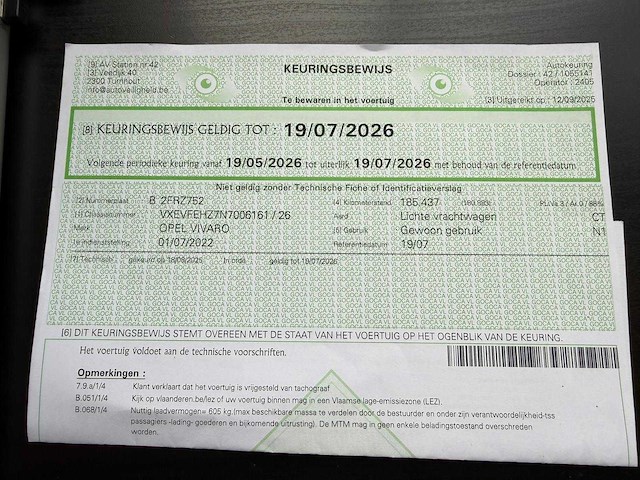 2022 opel vivaro lichte vracht - trekhaak - automaat - ingericht - navigatie, airco,... - afbeelding 37 van  41