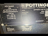2022 pottinger impress 3160 vc pro bale bale baler - afbeelding 7 van  16