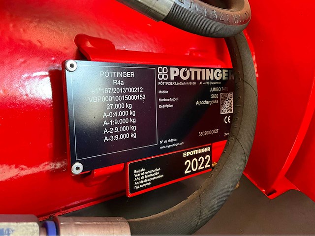 2022 pöttinger jumbo 7470 laadwagen - afbeelding 33 van  39