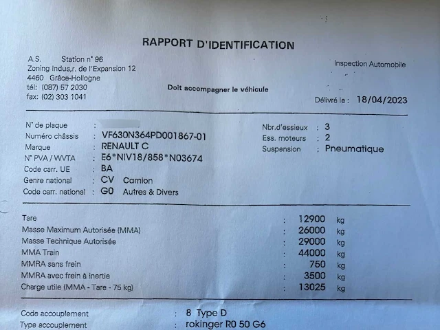 2022 renault c/hd 007 vrachtwagen - afbeelding 5 van  18