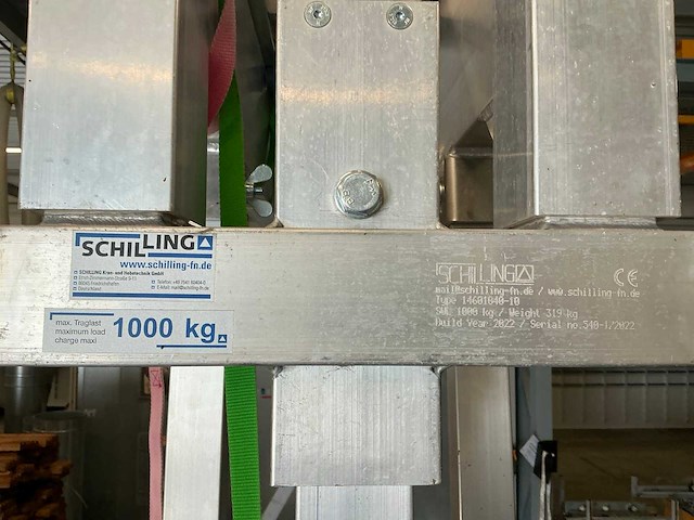 2022 schiling 146 010 40-10 in hoogte verstelbaar verrijdbare portaalkraan - afbeelding 4 van  5