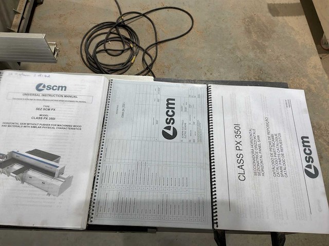 2022 scm class px 350i horizontale paneelzaag p a n n e a u t e u u s e - afbeelding 18 van  25