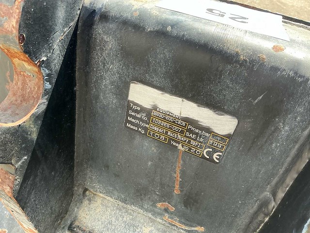 2022 set graafbakken cw05 230mm , 600mm & 1200mm - afbeelding 9 van  10