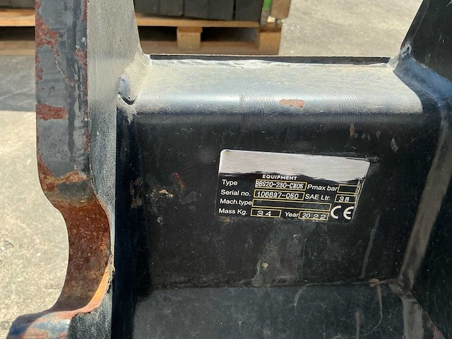 2022 set graafbakken cw05 230mm , 600mm & 1200mm - afbeelding 10 van  10