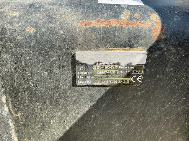 2022 slotenbak cw10 1400 mm - afbeelding 4 van  4