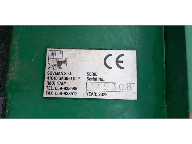 2022 sovema em/3 72 aftakas klepel-/circkelmaaier maaimachine - afbeelding 4 van  6
