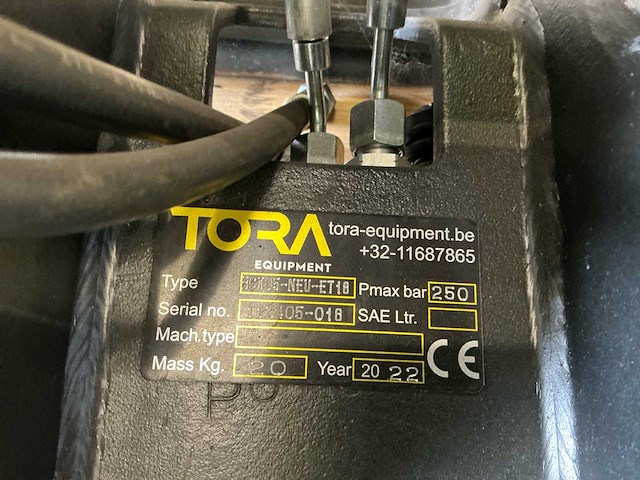 2022 thora hcw05 hydraulische snelwissel - afbeelding 4 van  4