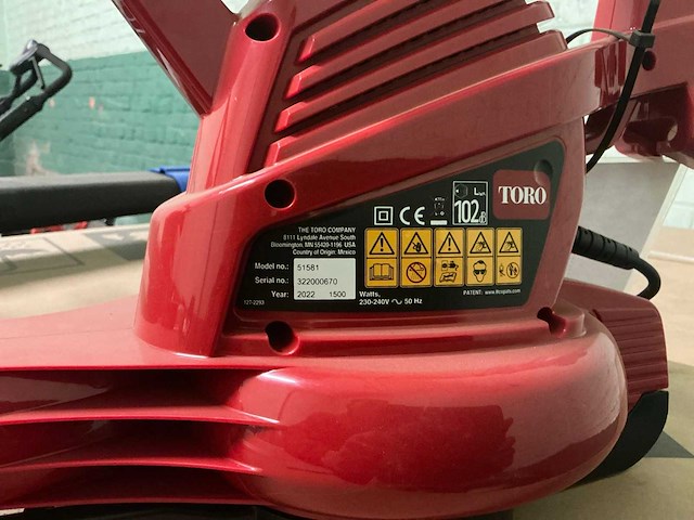 2022 toro 51581 bladblazerblaas-/zuigmachine - afbeelding 4 van  5