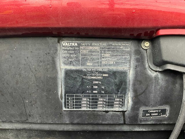 2022 valtra t214s vierwielaangedreven landbouwtractor - afbeelding 14 van  22