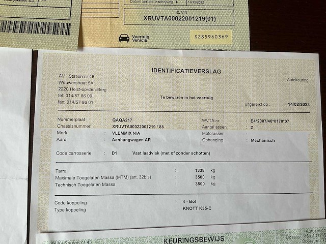 2022 vlemmix vta / vpt 35v aanhangwagen - autoptransporter - afbeelding 12 van  12