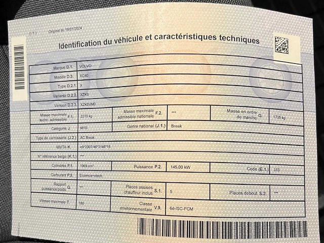 2022 volvo xc40 b4 auto - afbeelding 41 van  42