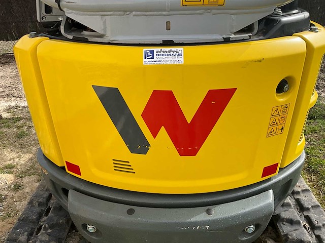 2022 wacker neuson ez17 minigraafmachine - zwenkgiek - 3 graafbakken - snelwissel - afbeelding 4 van  31