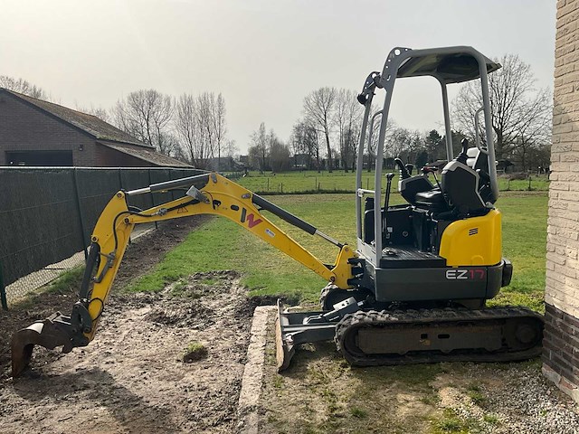 2022 wacker neuson ez17 minigraafmachine - zwenkgiek - 3 graafbakken - snelwissel - afbeelding 25 van  31