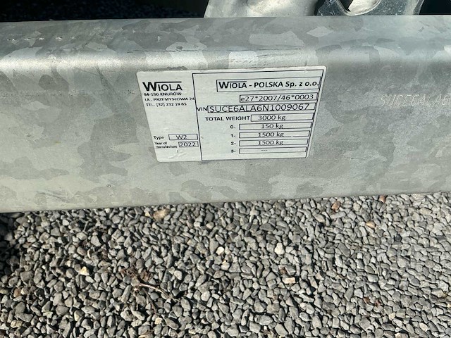 2022 wiola w2 autotransporter - afbeelding 18 van  30
