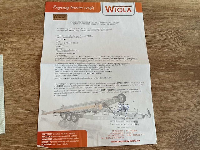2022 wiola w2 autotransporter - afbeelding 22 van  30