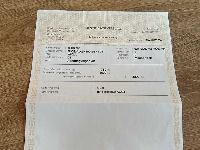 2022 wiola w2 autotransporter - afbeelding 24 van  30