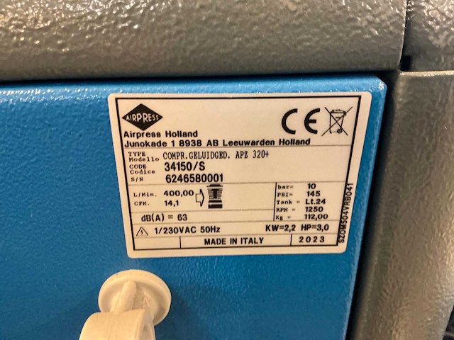 2023 airpress 34150/s luchtcompressor - afbeelding 5 van  5