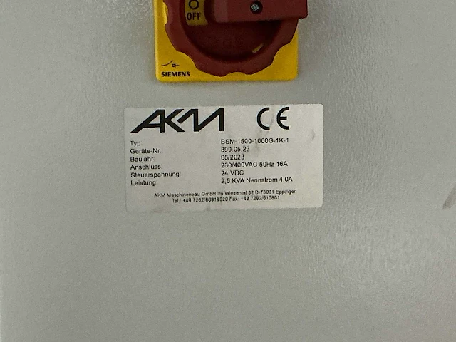 2023 akm / laskar puntlastechniek bsm-1500-1000g-1k-1 puntlasmachine - afbeelding 16 van  20