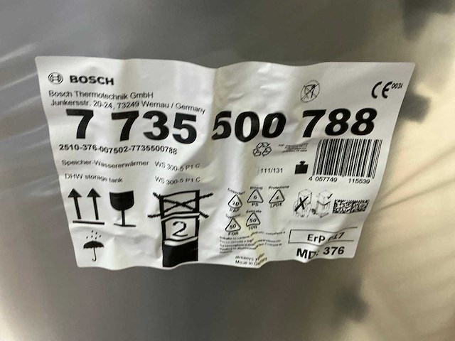 2023 bosch ws 300-5 p1 c boiler - afbeelding 2 van  5