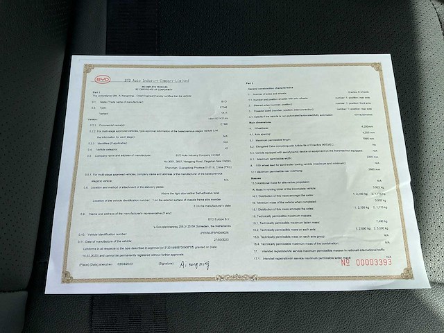 2023 byd etm6 vrachtwagen - afbeelding 20 van  28