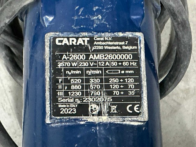 2023 carat a-2600 diamantboormachine - afbeelding 3 van  4