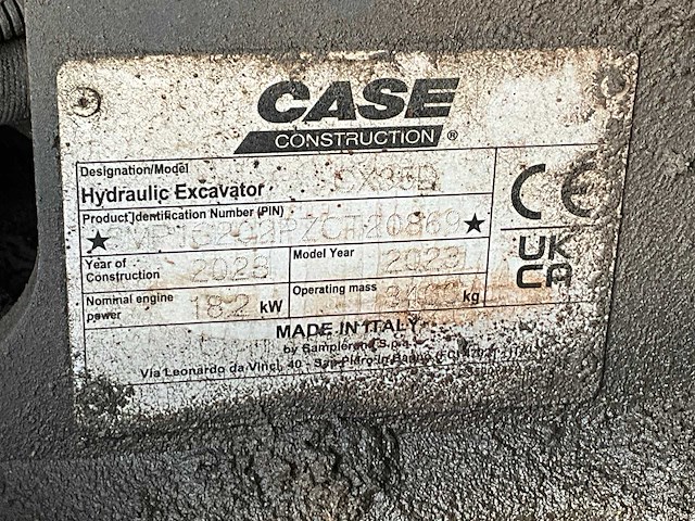 2023 case cx35d minigraafmachine - afbeelding 3 van  15