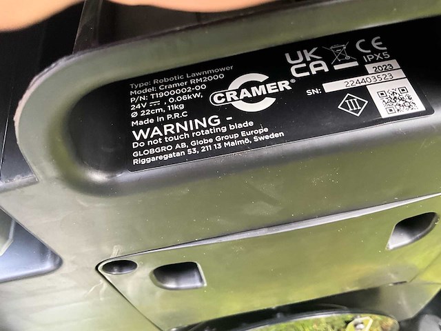 2023 cramer rm2000 robotmaaier - afbeelding 4 van  5